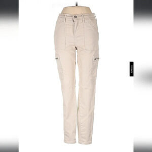 Banana Republic High Rise Cargo Utility Skinny Jean Taupe Cream 29 Petite